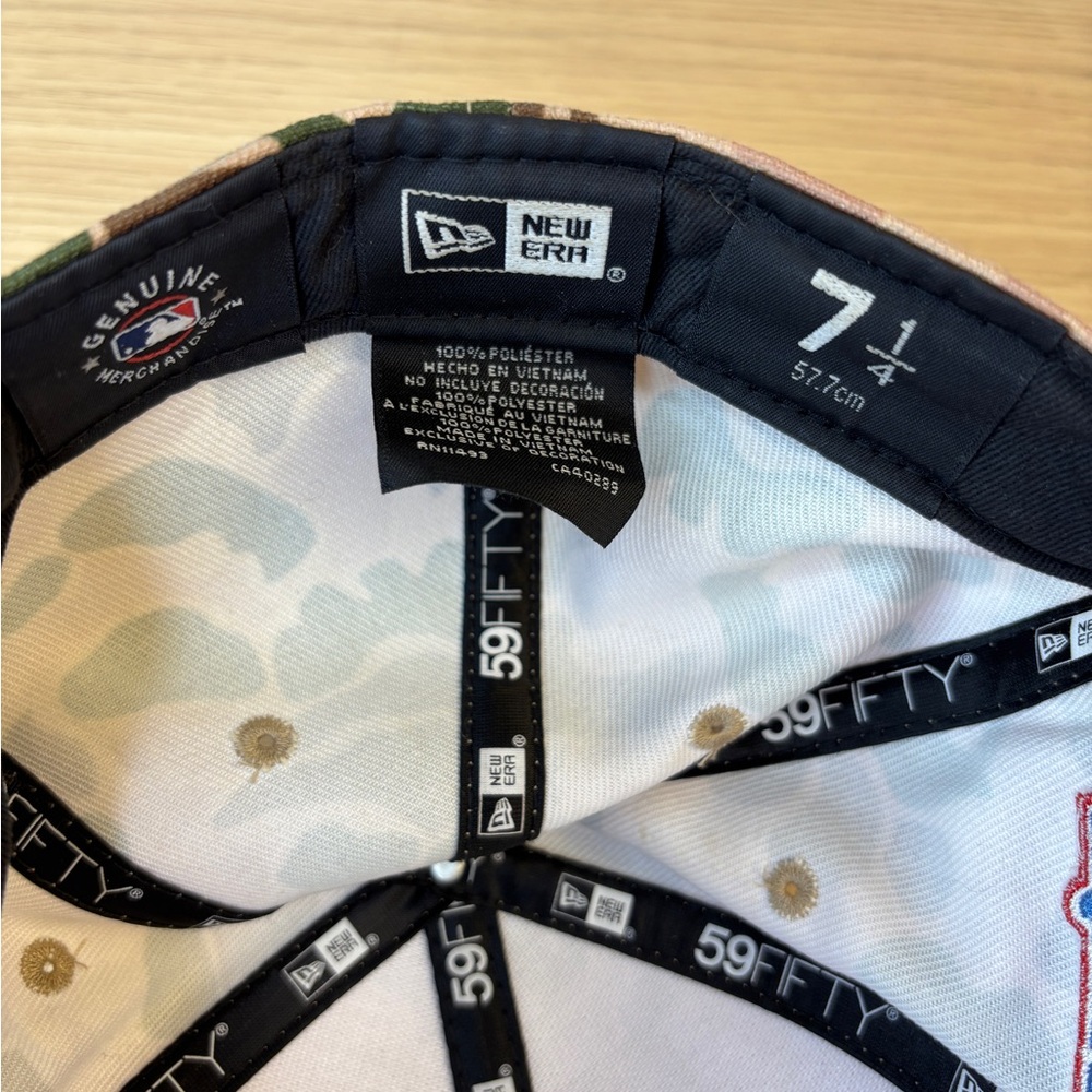 Detroit Tigers MLB New Era World Series 1984‎ Duck Camo Cap 7 1/4 Fit - Picture 8 of 8